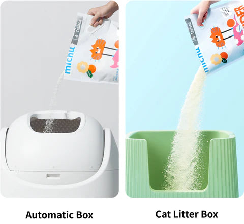 MICHU Wonder plant-based cat litter for traditional and automatic litter boxes