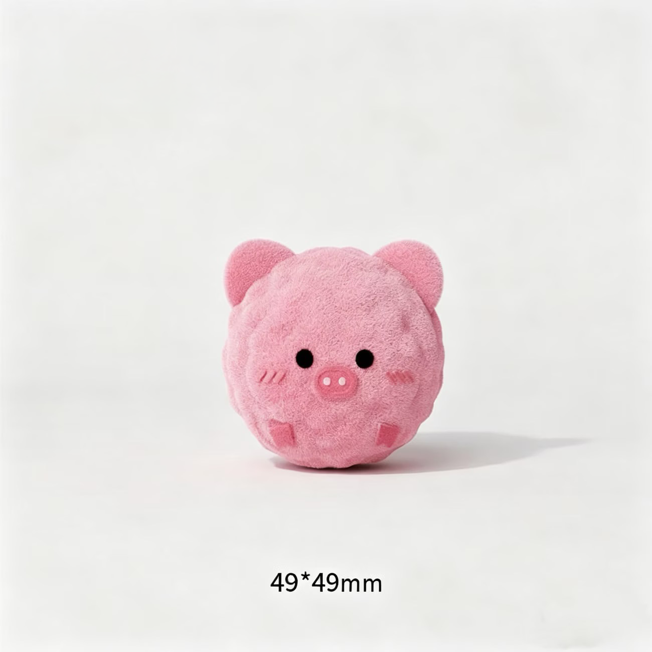 "Bouncy Buddies" TPR Squeaky Ball Toy | Washable Plush Fetch Toy