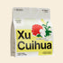 Bag of Xu Cuihua Green Tea Scented natural cat litter with branding and product details on a white background
