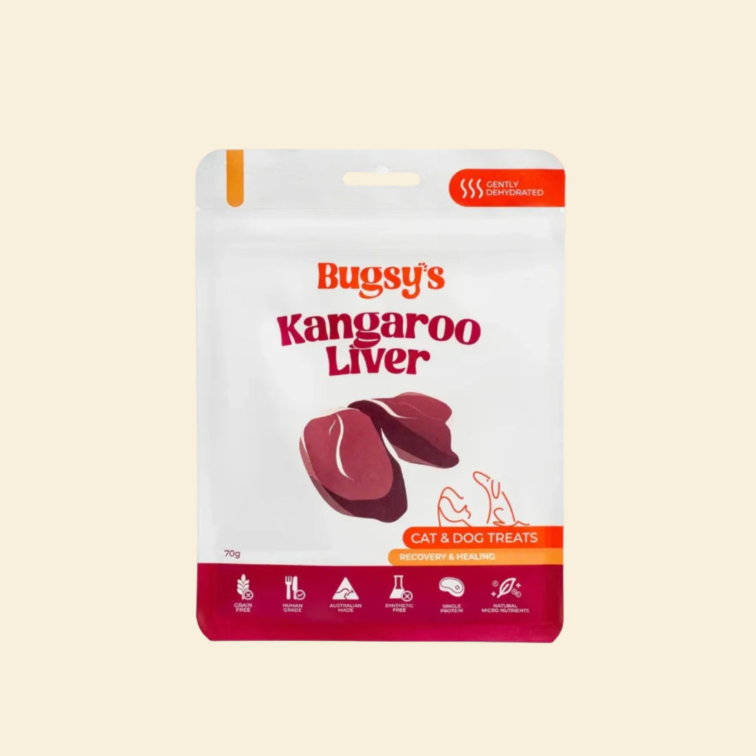 Front packaging of Bugsy&