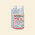 Front bottle of F10SC Veterinary Disinfectant Concentrate 200ml with built-in dual-neck measuring chamber