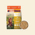 Feline Natural Chicken Feast 320g freeze-dried cat food with a bowl showing the food texture