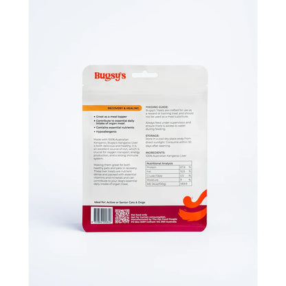 Back label of Bugsy&
