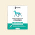 Front packaging of Kōrure Pets Marine Phospholipid Powder for dogs. A 50g jar of 100% natural, high-strength joint supplement made from New Zealand Green Lipped Mussel.