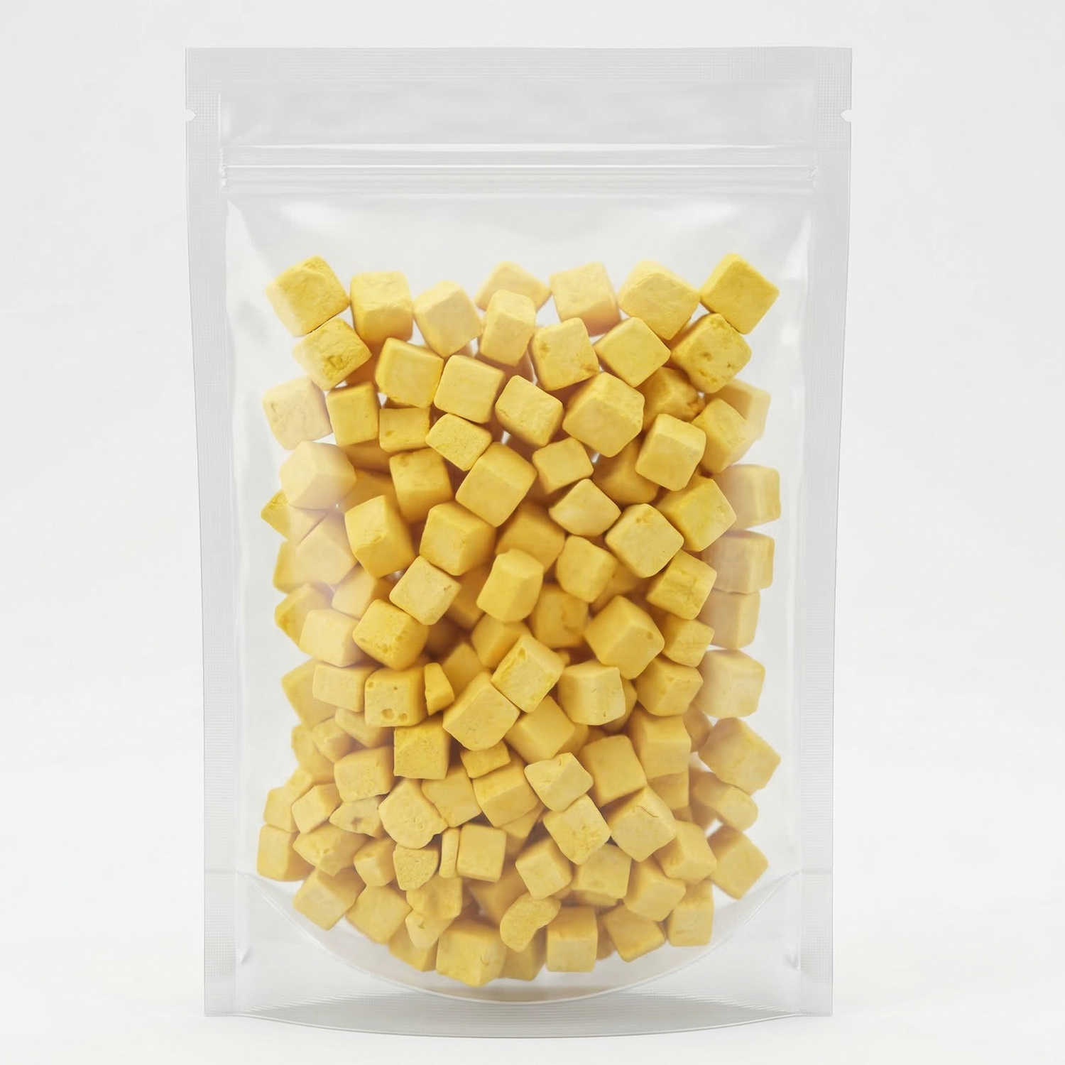 Multiple Freeze-Dried Cheese, ideal as a gourmet kibble topper or high-protein snack for picky dogs.