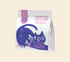 An isolated product shot of the 2.5kg PurrHaven Green Tea Cat Litter bag packaging, featuring a purple cat silhouette design and text claiming "Full Of Tea Polyphenols for Super Odour Control