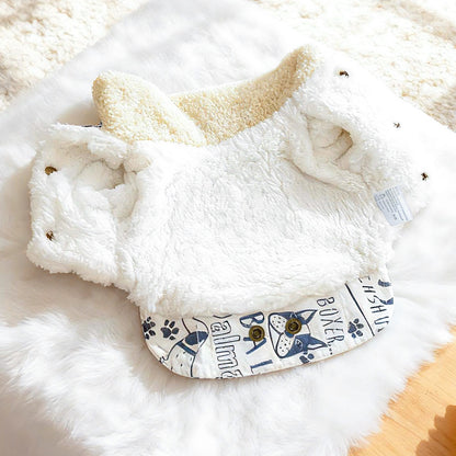 Interior view of the jacket showing the &