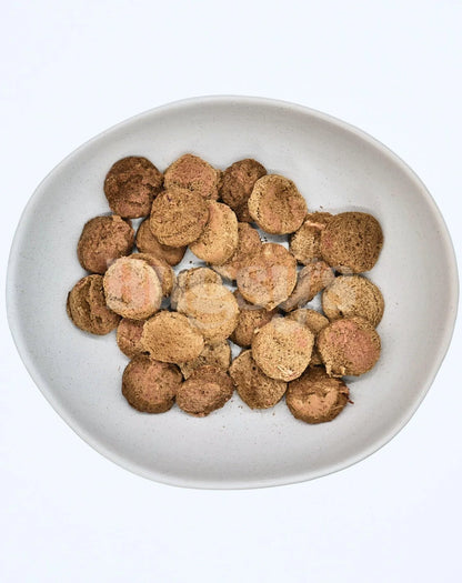 Top-down view of a bowl filled with Bugsy&