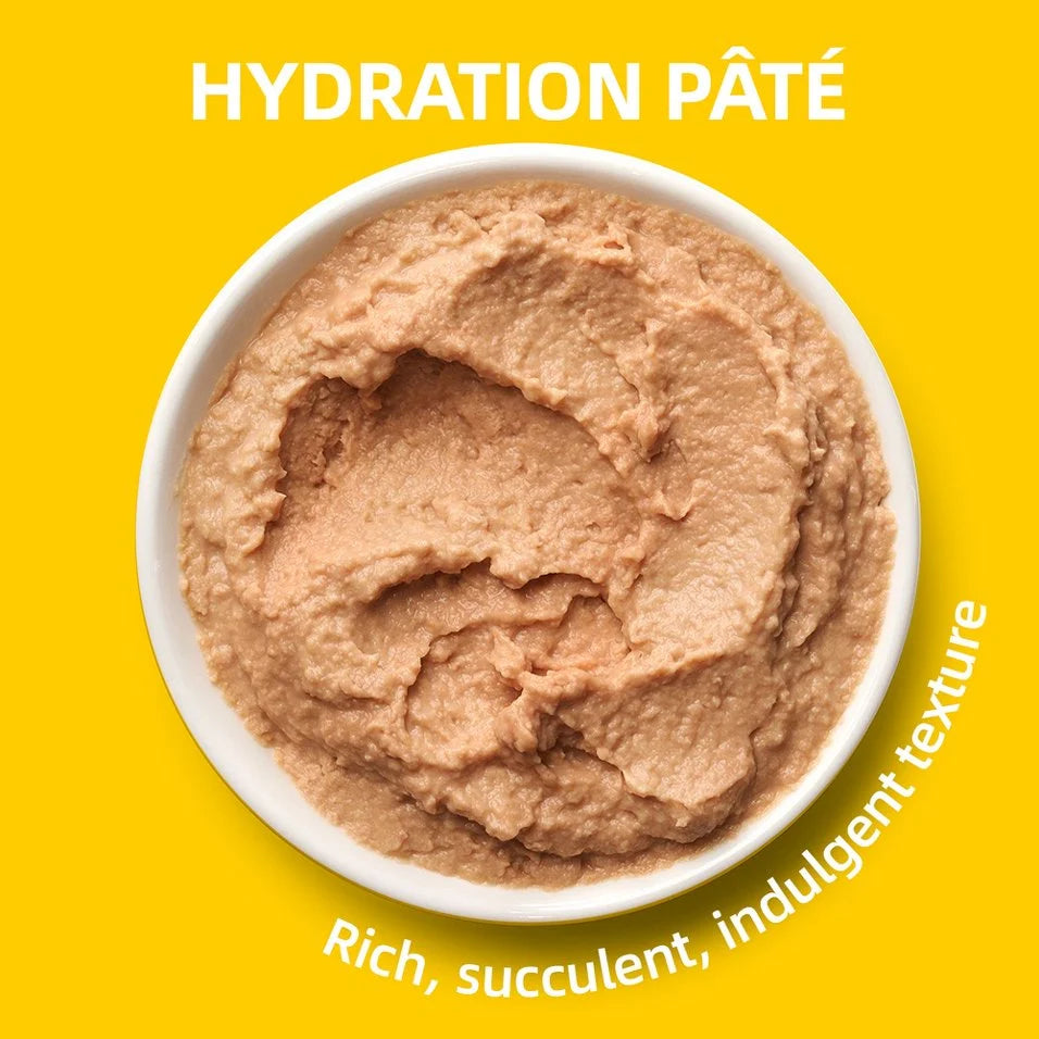 Close-up of the smooth and dense OPET TRUE BÖWL Chicken Recipe pâté texture