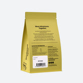 Back of the RAFA freeze-dried chicken heart treats 60g packaging, displaying the single-ingredient list (100% Australian chicken heart) and a guaranteed analysis of 66% crude protein.