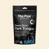 Front packaging of The Paw Grocer Freeze-Dried Pork Tongue in a 50g black pouch, highlighting its single-ingredient, novel protein formula specially designed for cats.