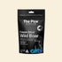 Front packaging of The Paw Grocer Freeze-Dried Wild Boar Cat Treats in a black 50g pouch, highlighting its single-ingredient, hypoallergenic, and lean protein features.