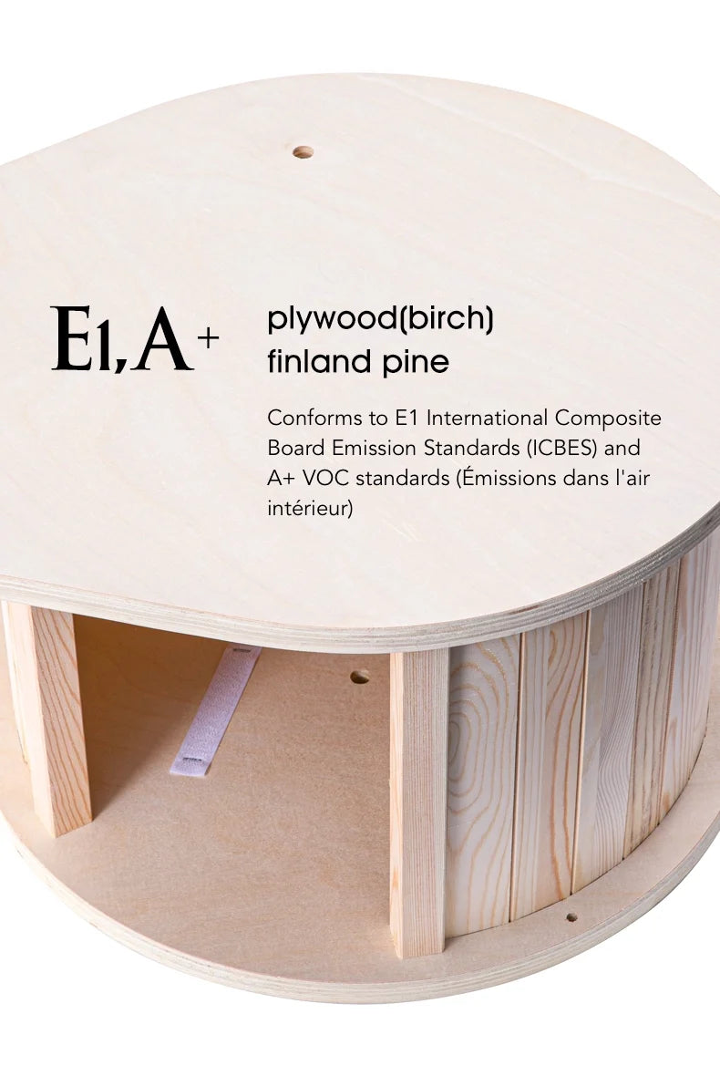 Detailed view of the TORA cat tree&