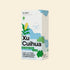 Fine plant-based cat litter deodorizer and clumping booster powder being added to tofu cat litter
