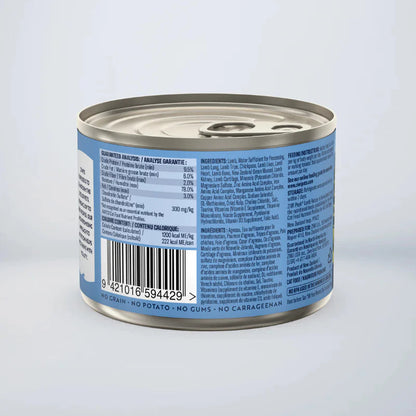 ZIWI Peak Canned Cat Food, Lamb Recipe, 185g back view