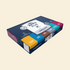 The ZIWI Peak Wet Cat Food Variety Pack box featuring a sleek design with six distinct color-coded sections for Beef, Chicken, Lamb, Mackerel & Lamb, Mackerel, and Venison recipes.
